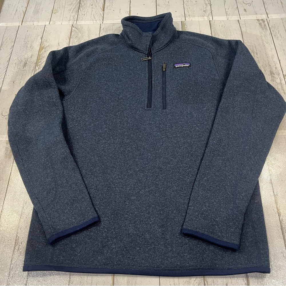 Patagonia Men's Better Sweater 1/4-Zip Fleece Pullover Sz M